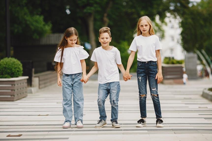 variety of jeans for kids