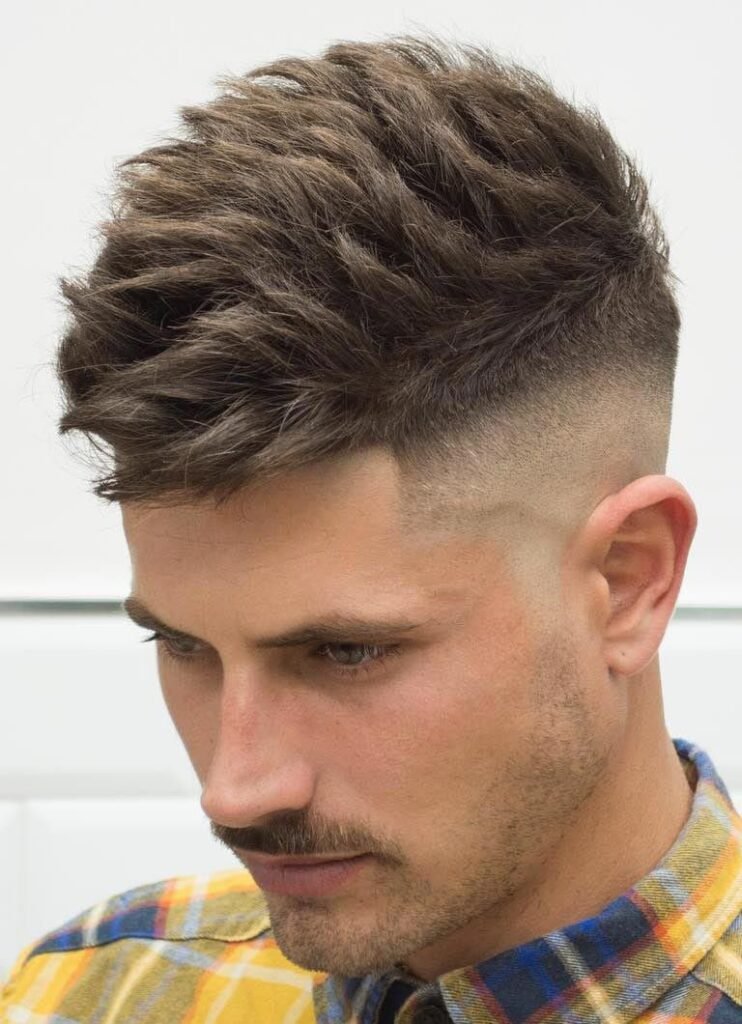 Undercut with textured top